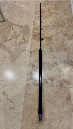 Seeker Black Steel Fishing Rod