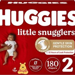Huggies Diapers Size 2 180 Count