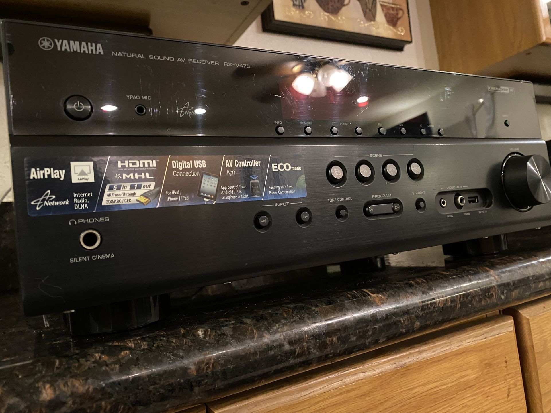 Yamaha 4K Surround Sound Receiver