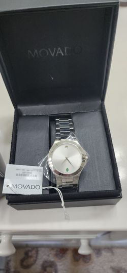 Movado Watch with Emerald Gem