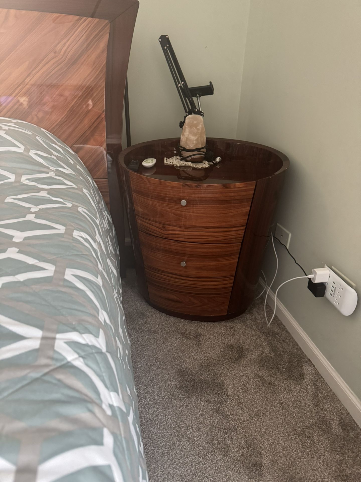 Night Stand - Two Tone Brown set of 2