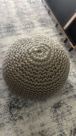 Round Pouf Foot Stool Ottoman