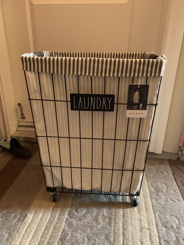Rae Dunn laundry hamper for Sale in Fresno, CA OfferUp