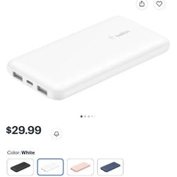 BELKIN 10K BATTERY PACK C PORT N 2 REG USB PORTS