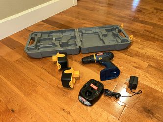 Ryobi HP412 drill with 2 batteries and a case