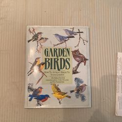 Garden Birds Book. Hard Backed