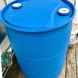 55 Gallon Food Grade Plastic Drums / Rain Barrels