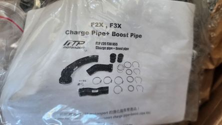BMW Charge pipe + Bosst pipe