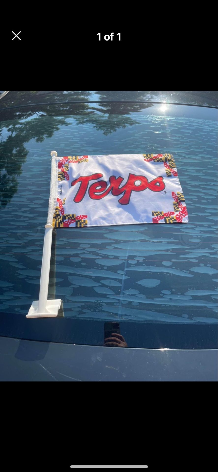 Maryland Terrapin Car Flag