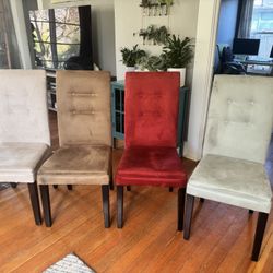 Set of 4 Super Cute Dining Chairs - Project Piece!