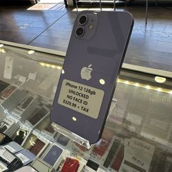 iPhone 12 128gb Unlocked (NO FACE ID)