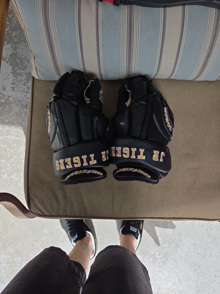 Christian 13" Leather Hockey Gloves