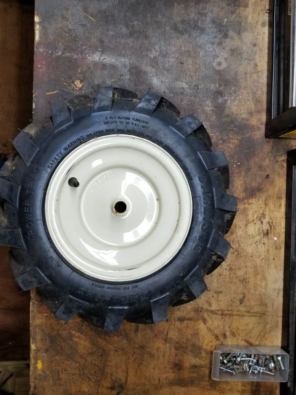 Tiller wheel tire 4 80 8 for sale in matthews nc offerup
