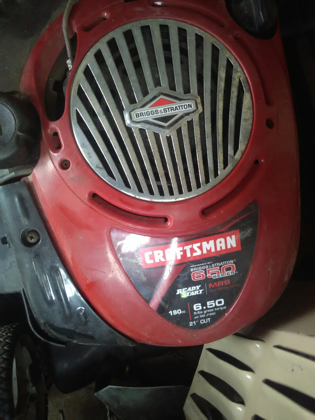 Craftsman lawn mower with bag