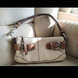 Coach leather small handbag