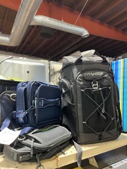 Titan PRO 26-Can Backpack Cooler & Titan PRO by Arctic Zone Expandable Lunch Box