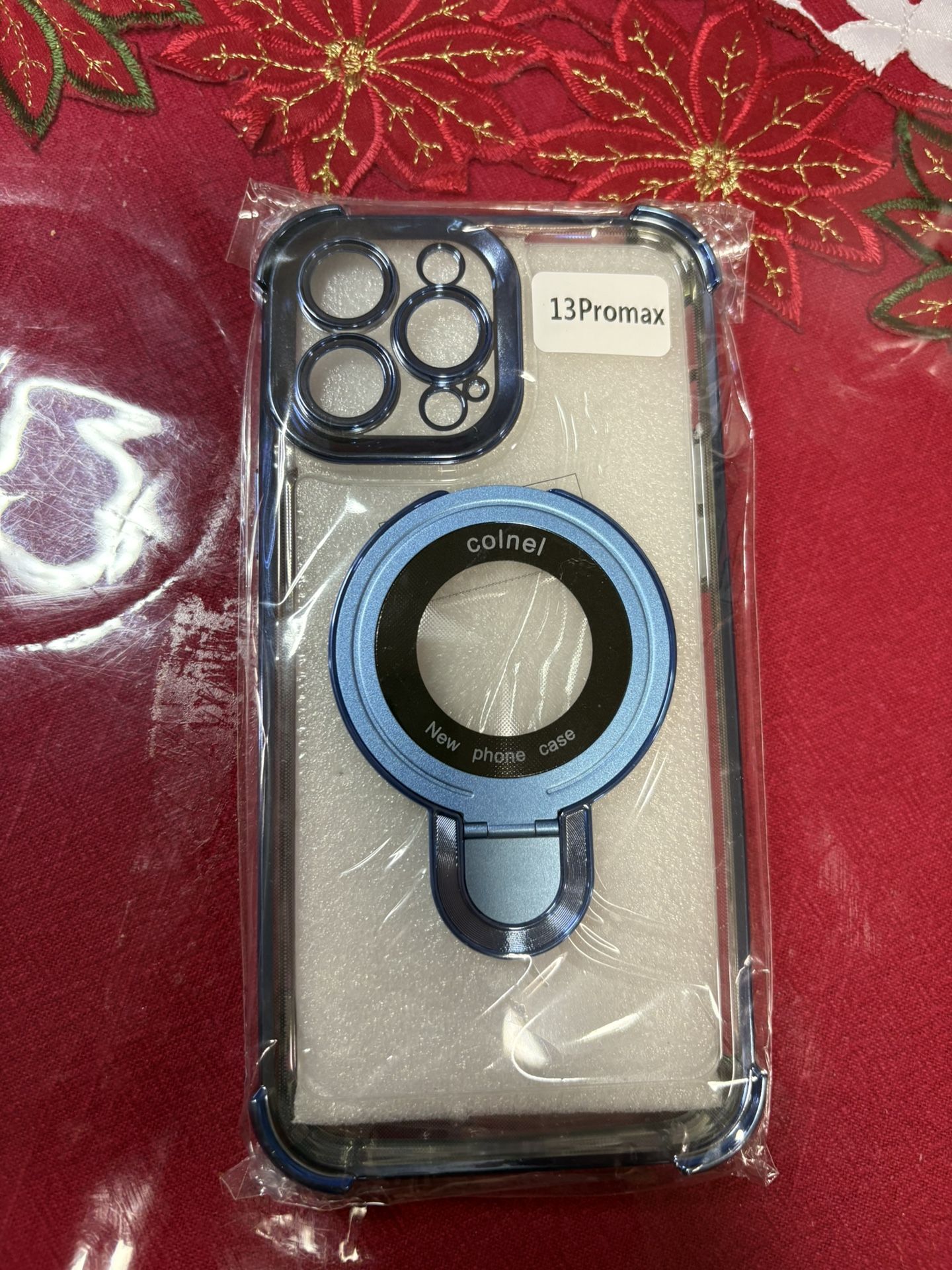 iPhone 13 Pro Max Case with Magnetic Ring Stand