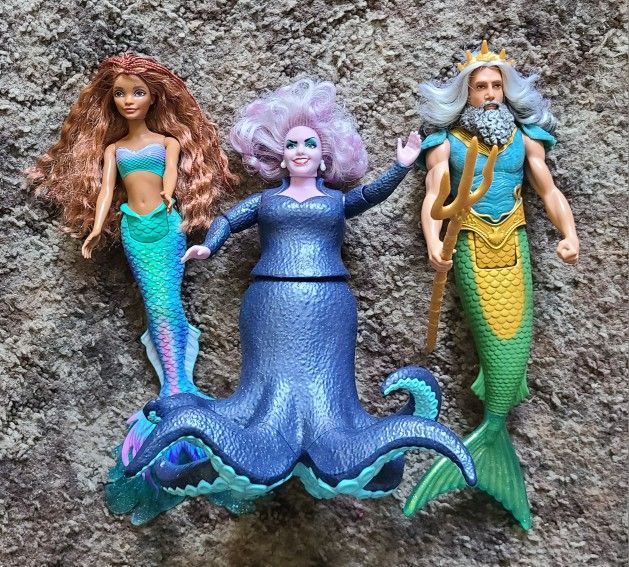 Little Mermaid (2023)Barbie Set Of 3