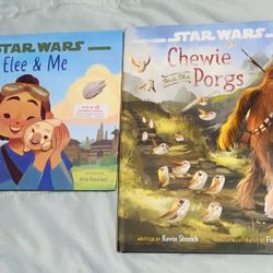 2 Starwars hardback books