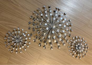 Bling Star Bursts (3) Wall Art