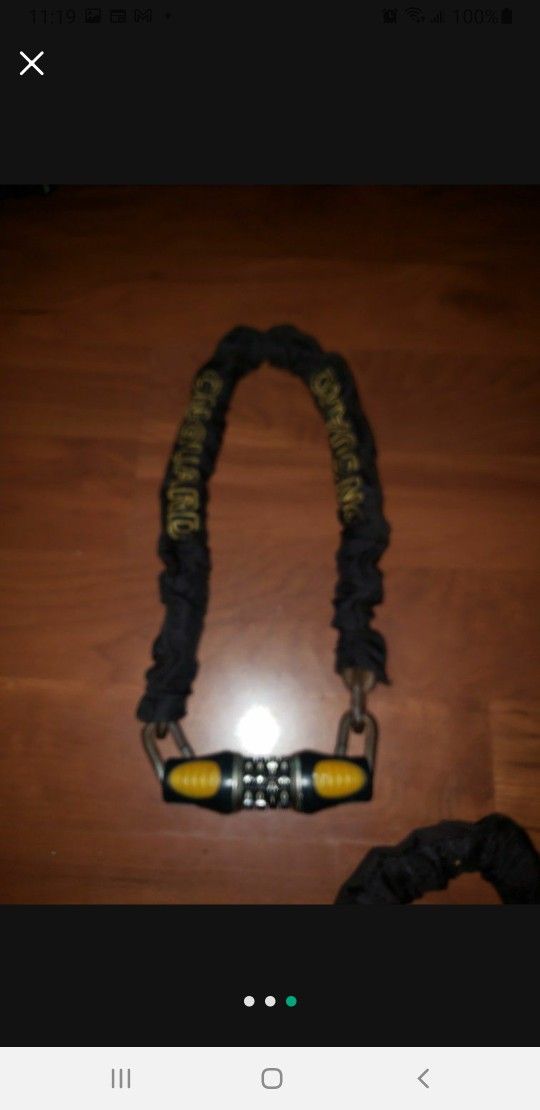 ONGUARD Heavy Duty Chain Bicycle Scooter Lock