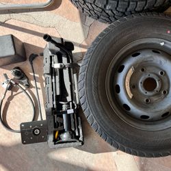 15-23 Ford Transit 250/350 Complete Spare Tire Holder And Emergency Kit