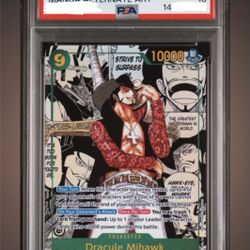 PSA 10 Dracule Mihawk (Manga)