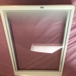 #1500 Frigidaire  Refrigerator Crisper Drawer Cover  With Glass Frame  Part # (contact info removed)