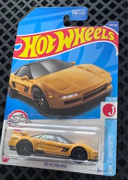 Hot Wheels  HW J-Imports Series #144 '90 Acura NSX Dark Yellow w/ 10SPs
