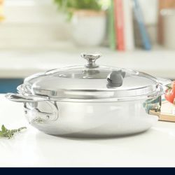 CACEROLA DE 6 QT DE ACERO INOXIDABLE VIDA SANA PRINCESS HOUSE NUEVA EN SU CAJA 🌾 🌻 