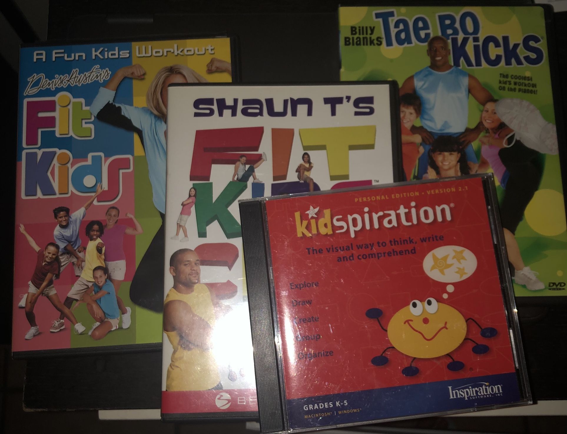 DVDs Workout Videos For Kids And Learning Software