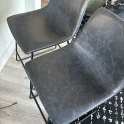 Upholstered Bar Stools (Set Of 2) 