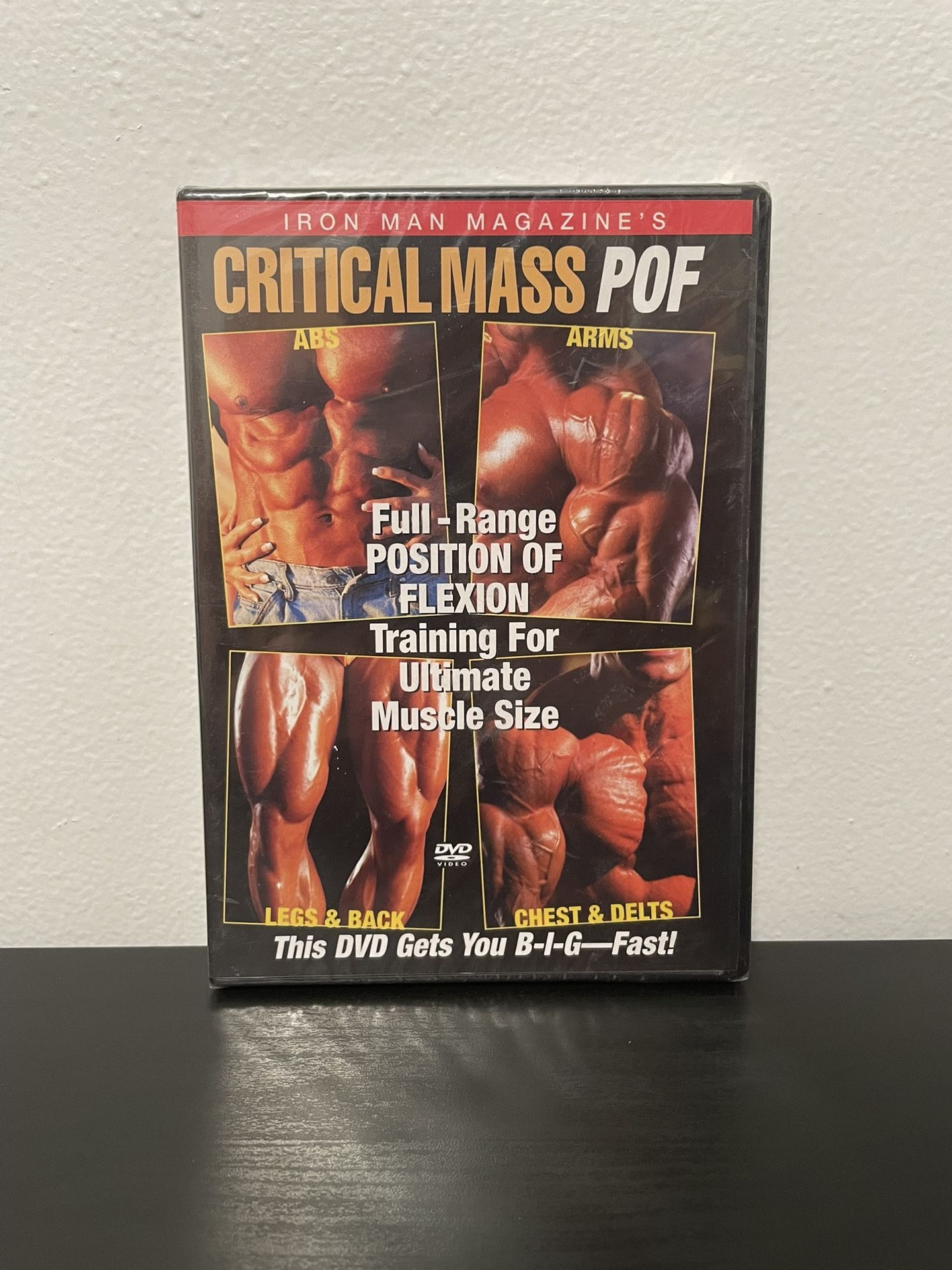 Iron Man Magazine Critical Mass POF DVD NEW SEALED Bodybuilding Muscle RARE 2006