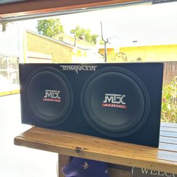 MTX Dual 12 Inch Subwoofer 