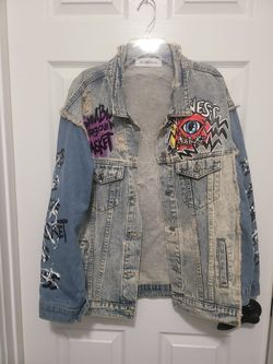 Unique Two-tone Jean Jacket