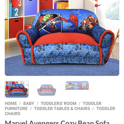 Cozy bean sofa kids marvel