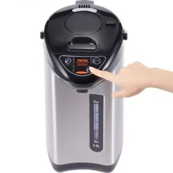 Hot Water Dispenser, Adjustable 4 Temperatures Water Boiler and Warmer, 304 Stainless Steel Countertop Water Heater, 3-Way Dispense for Tea, Coffee an