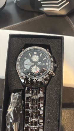 OPK all black mens watch