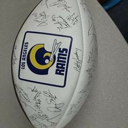 St. Louis Rams Fascmile  Football 