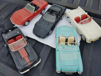 Medium sized heavy diecast cars