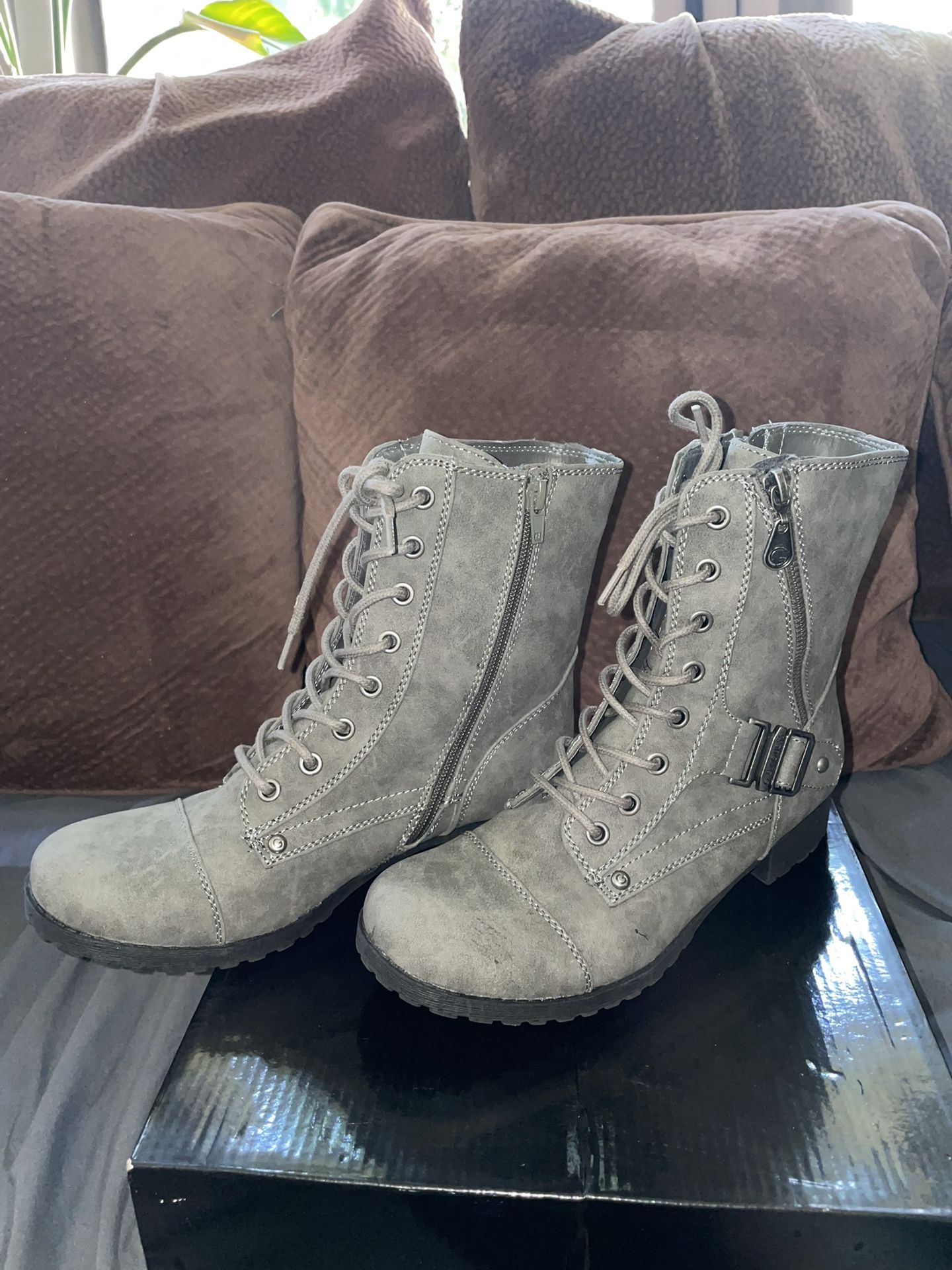 G By Guess Dark Gray Boots