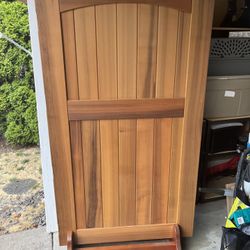 Custom Cedar Gate