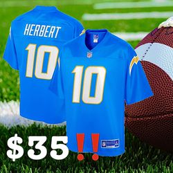 ⚡️Chargers JUSTIN HERBERT jersey #10 San Diego Los Angeles 