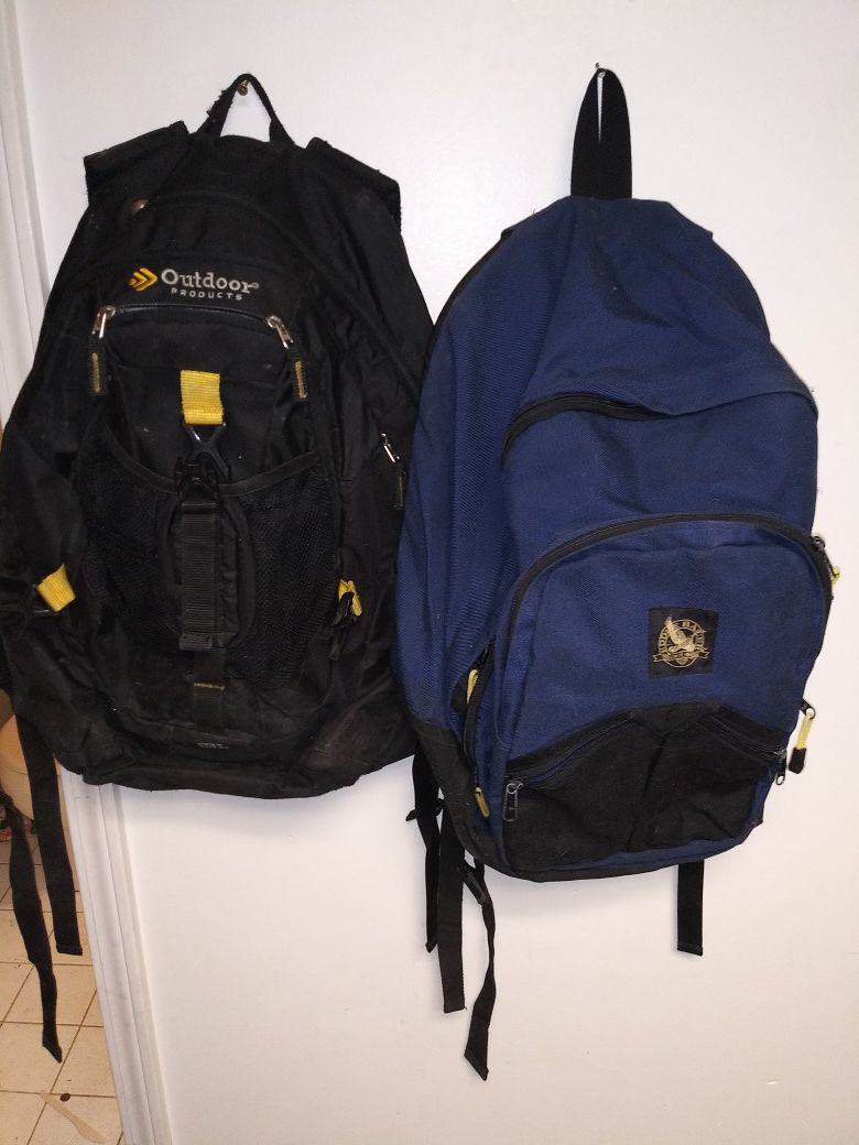 Outdoor products and eddie bauer backpacks book bags