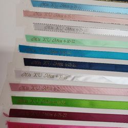 Listones Grabados, Para Quinceañera, Boda, Bautizo, Comunion, Funeral, Sweet 15,16, Weddings, Baptisms, Anniversary, Presentacion
