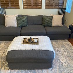 Modular Sofa With Ottoman