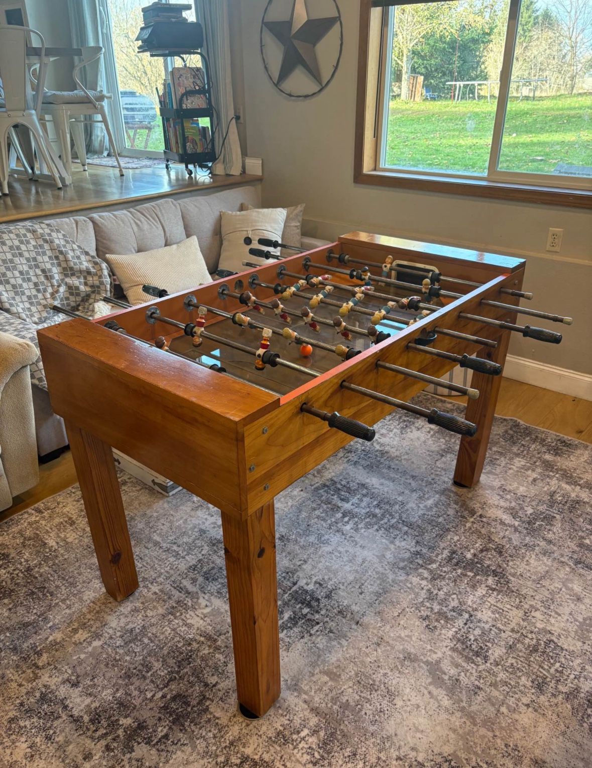 Retro Foosball Game Table