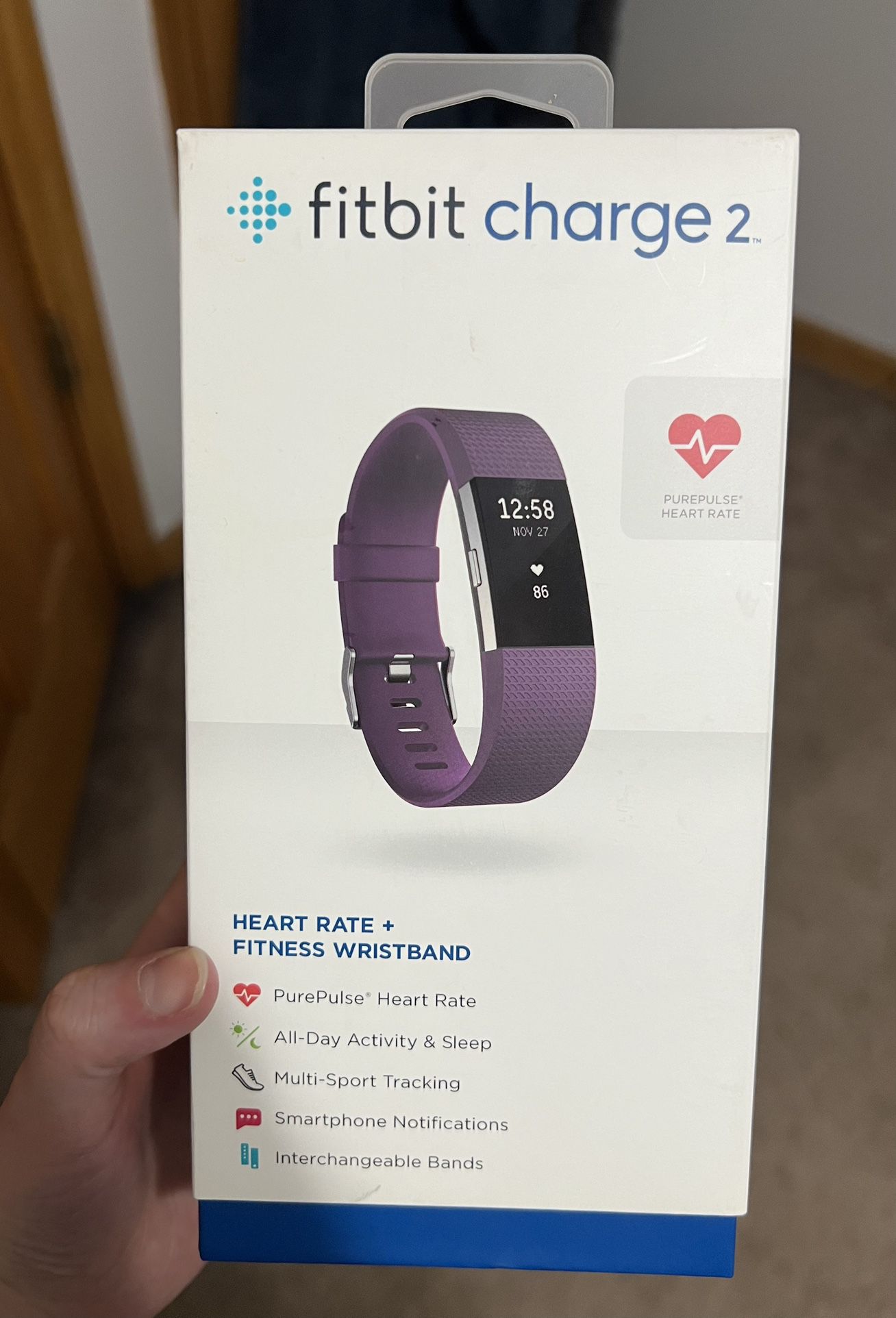 Fitbit Charge2 PLUM -SMALL