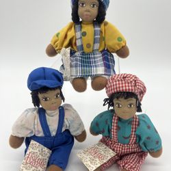 Vintage Handmade Petite Palls Dolls Set of 3 (not Toys)