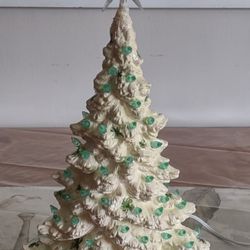 Ceramic Shamrock Christmas Tree 